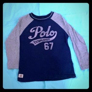Boys Polo long sleeve tee